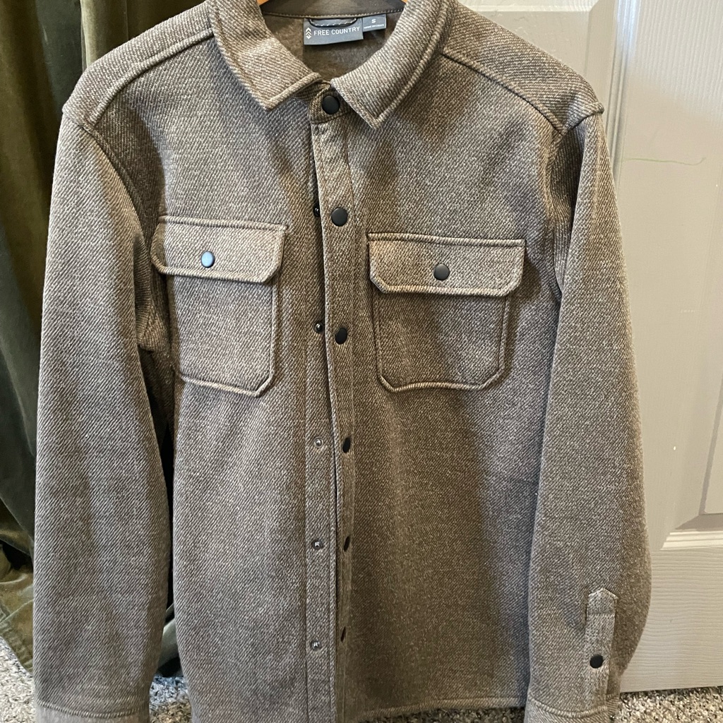 Mens Brown Jacket Free Country Brand